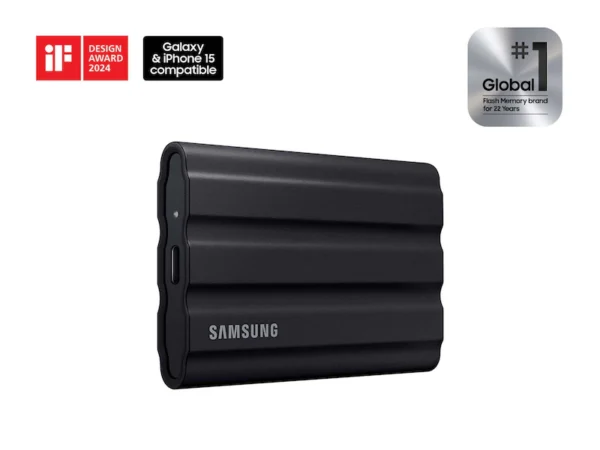 هارد اس اس دی اکسترنال سامسونگ مدل Portable T7 Shield ظرفیت ۱ ترابایت