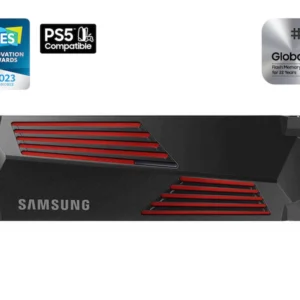 نمای جلو هارد اس اس دی اینترنال سامسونگ 990PRO Heatsink ظرفیت 1 ترابایت